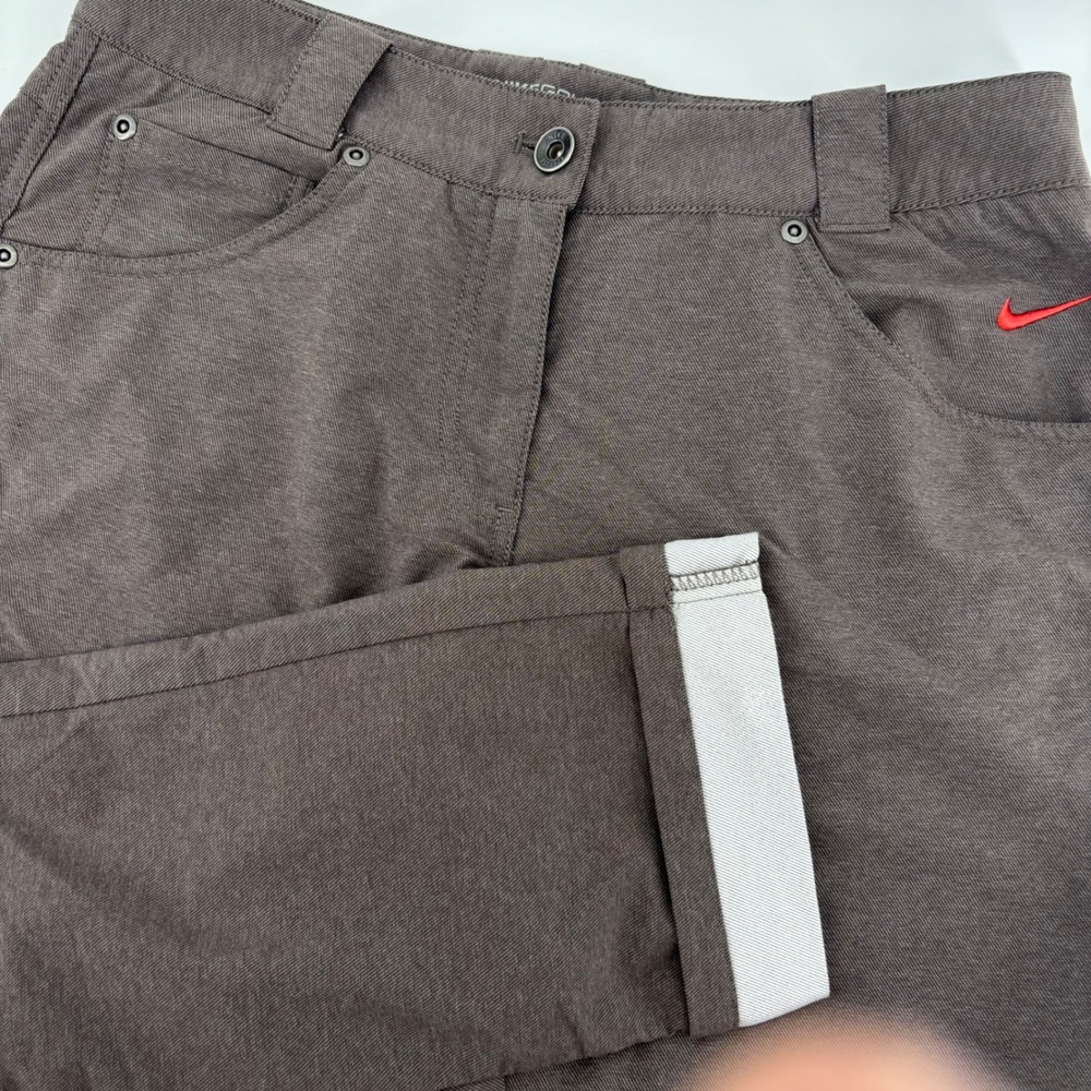 Nike Golf Sport Pants Womens 4 Brown Excellent Dri-FIT Straight Leg 483889-238